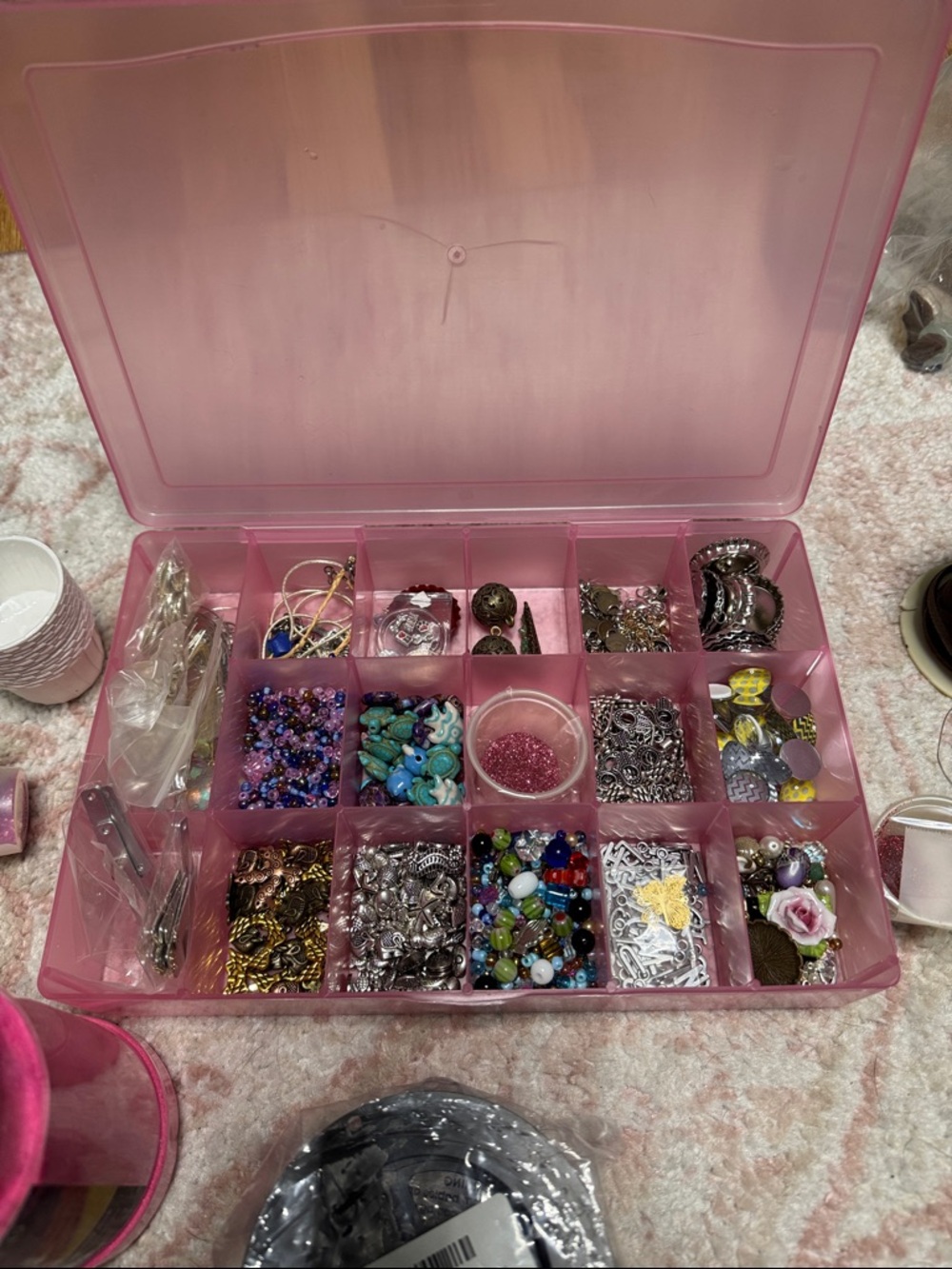 Lot of Jewelry making supplies